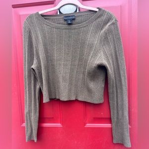 House of Harlow Cropped Sweater